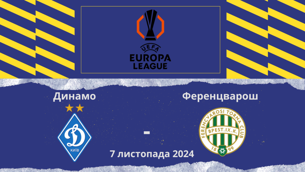 Динамо Київ – Ференцварош ставки